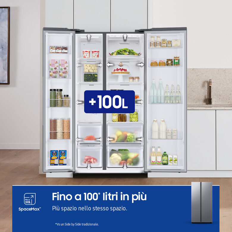 Samsung RS62DG5003S9 Frigorifero Side By Side Libera Installazione 655 L E Acciaio inossidabile
