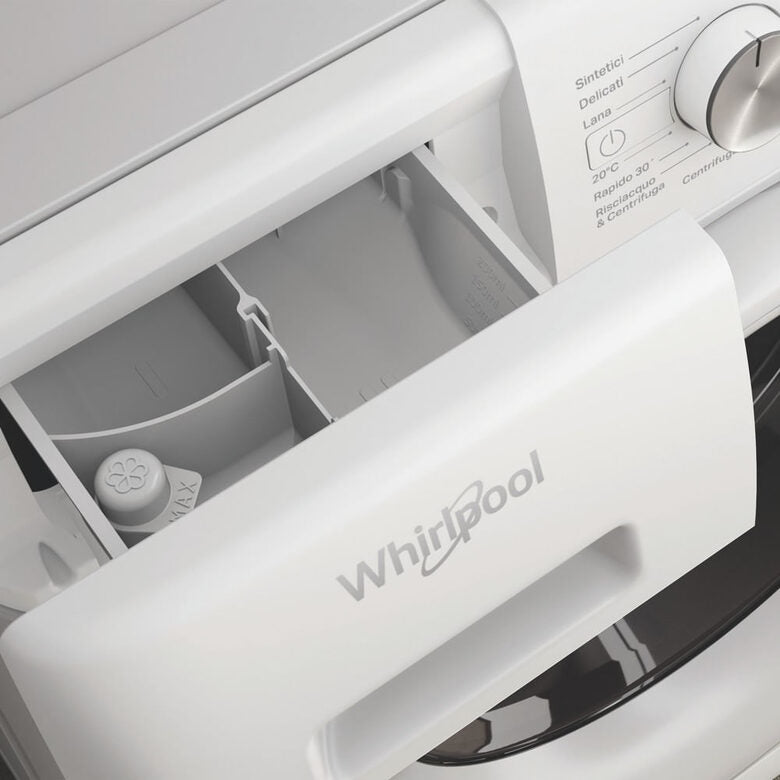 Whirlpool  FFS P87 IT Lavatrice A Libera Installazione 8 Kg, 1200 Giri, Classe A-10%, Bianco, Inverter Display Vapore Refresh