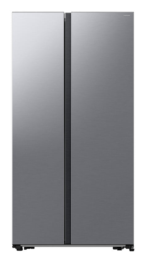 Samsung RS57DG400EM9 Frigorifero Side By Side A Libera Installazione, No Frost, AI Inverter, SmartThings Energy, Classe E, Acciaio Inox