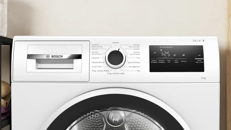 Bosch Serie 4 WTH85218II Asciugatrice a pompa di calore 8 kg Bianco