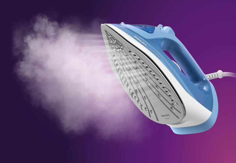 Philips Serie 3000 DST3020/20 ferro da stiro Ferro a vapore Piastra in Ceramica 2200 W Blu