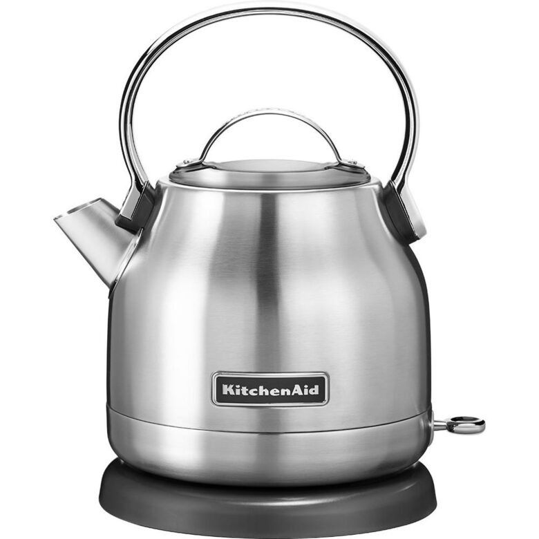 KitchenAid 5KEK1222ESX bollitore elettrico 1,25 L 2200 W Nero, Acciaio inox