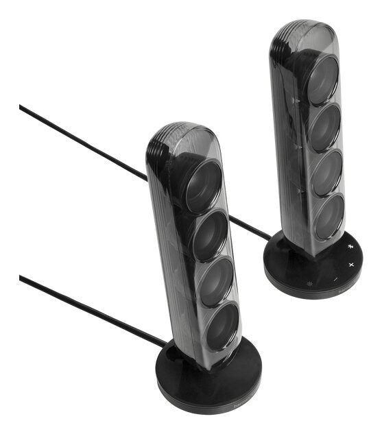 Harman Kardon Set altoparlanti pc Soundsticks 5 Clear black 190W HKSOUNDSTK5BEP