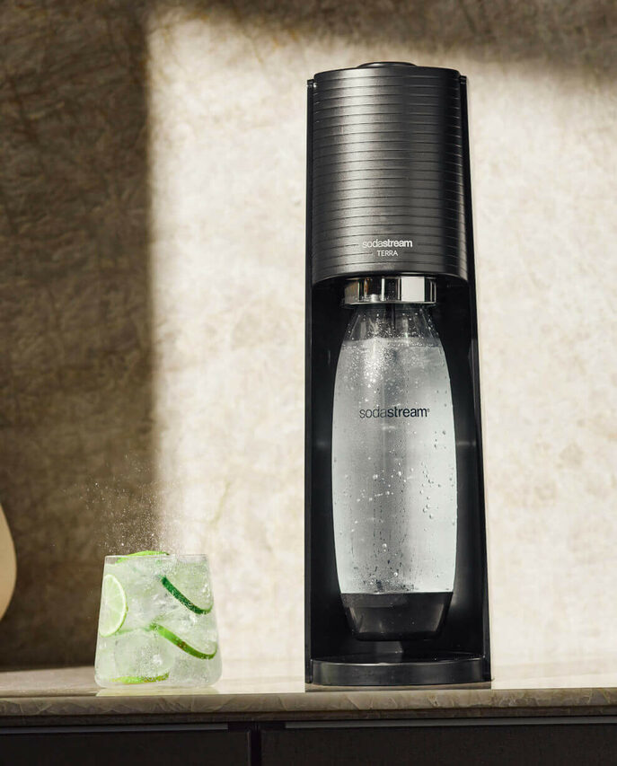 SodaStream Terra Nero Value Pack Metallo, Plastica, Polietilene tereftalato (PET)