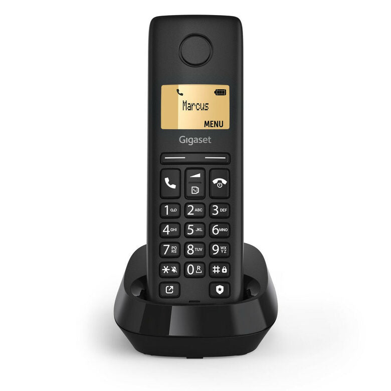 Gigaset PURE 100 Telefono analogico/DECT Identificatore di chiamata Nero