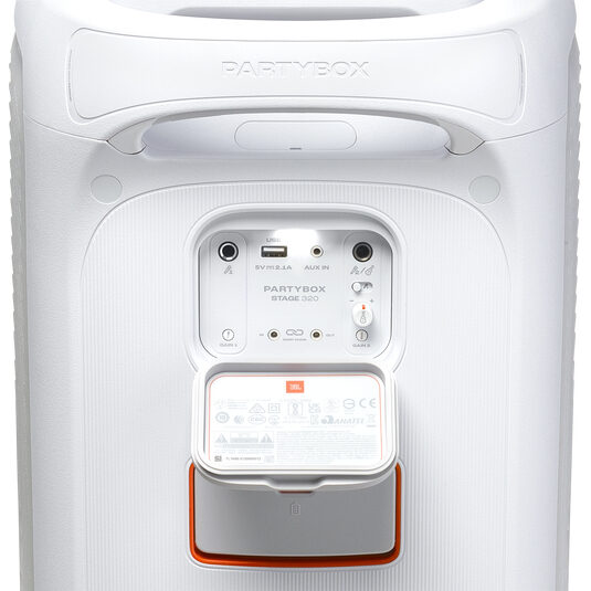 JBL PartyBox Stage 320 Altoparlante da festa Bianco 240 W