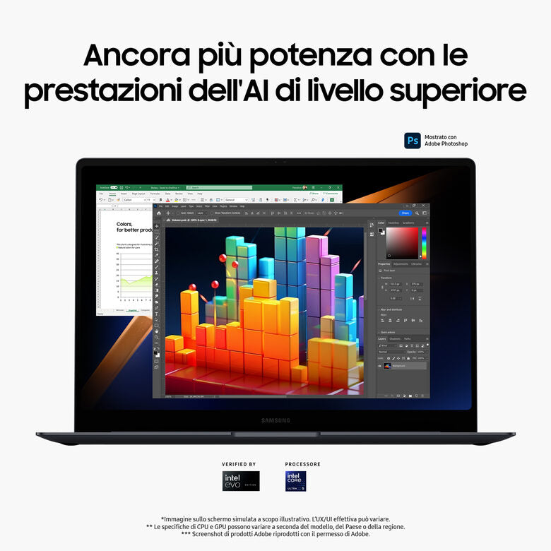 Samsung Galaxy Book4 Pro Laptop, Intel® Core™ Ultra 5 125H, 16GB RAM, 512GB SSD, 14" Dynamic AMOLED 2X touch, Windows 11 Home, Moonstone Gray