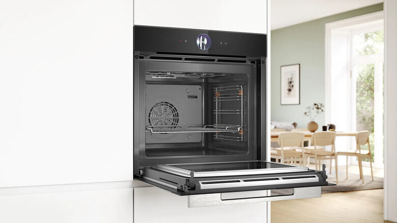 Bosch Serie 8 HMG7361B1 Forno combinato con microonde Air Fry Nero