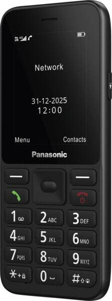 Panasonic KX-TU260EXB cellulare 6,1 cm (2.4") 118 g Nero Telefono per anziani