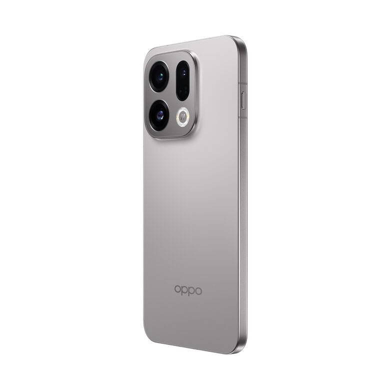 OPPO Find X9 5G AI Smartphone, Tripla Fotocamera 50+50+50MP, Selfie 32MP, Display 6.59” 120HZ AMOLED 1.5K, 7025mAh, RAM 12GB(Esp4GB/8GB/12GB)+ROM 512GB, [Versione Italia], Titanium Grey