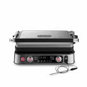 De'Longhi CGH1112DP MultiGrill 1100, Griglia Elettrica con App Dedicata, Controllo Elettronico con 2 Termostati Indipendenti