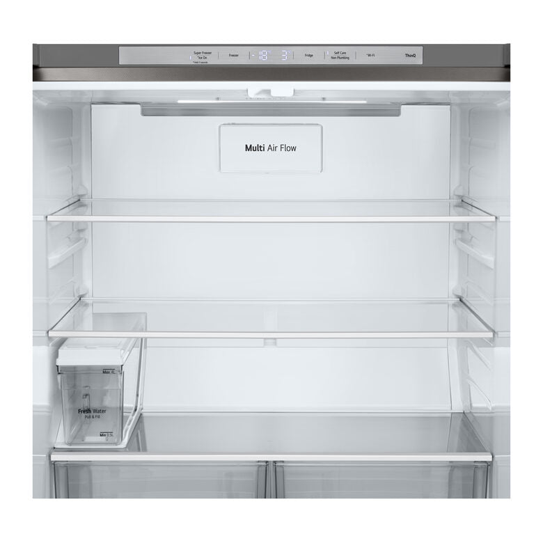 LG GML861PYPE Frigorifero Multidoor Slim, Classe E, 506L, Wi-Fi, Total No Frost, Prime Silver