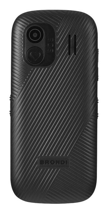 Brondi Amico Unico+ Ds Telefono Cellulare con Grandi Tasti Nero