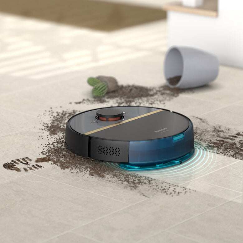 Philips HomeRun Aqua XU7000/01 7000 series Aspirapolvere Robot e lavapavimenti