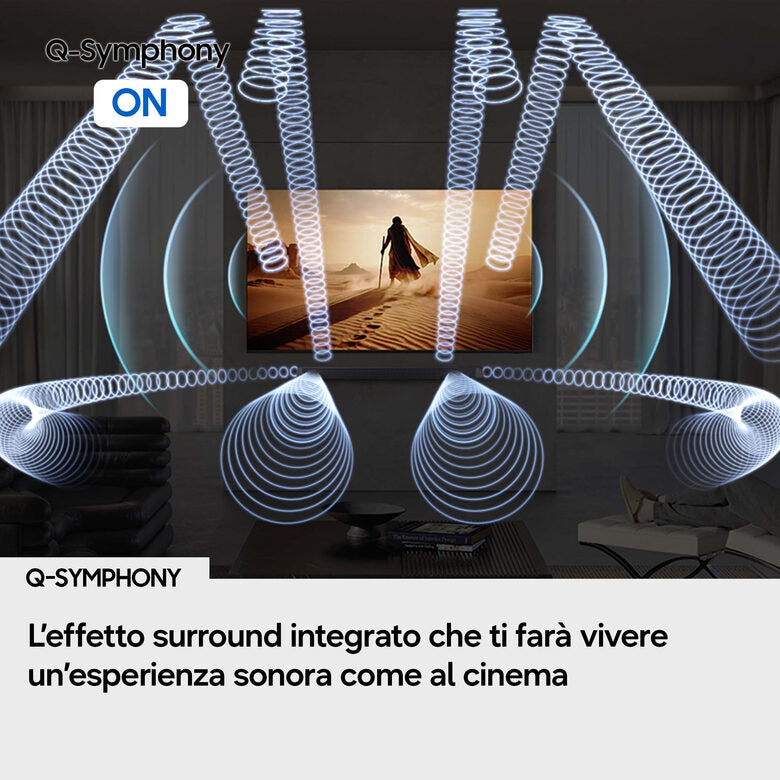 Samsung Soundbar HW-Q990H/XC, Audio 11.1.4 canali, potenza 756W, Active Voice Amplifier Pro, Auto AV Sync, Bluetooth 5.3, Q-Symphony, Wireless Dolby Atmos, 2026
