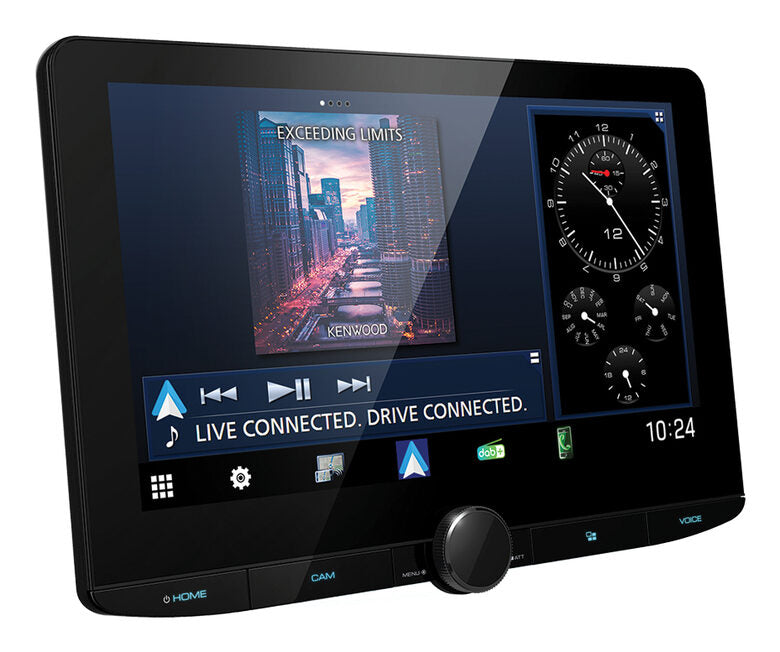 Kenwood DMX9724XDS Nero Wi-Fi 88 W Bluetooth