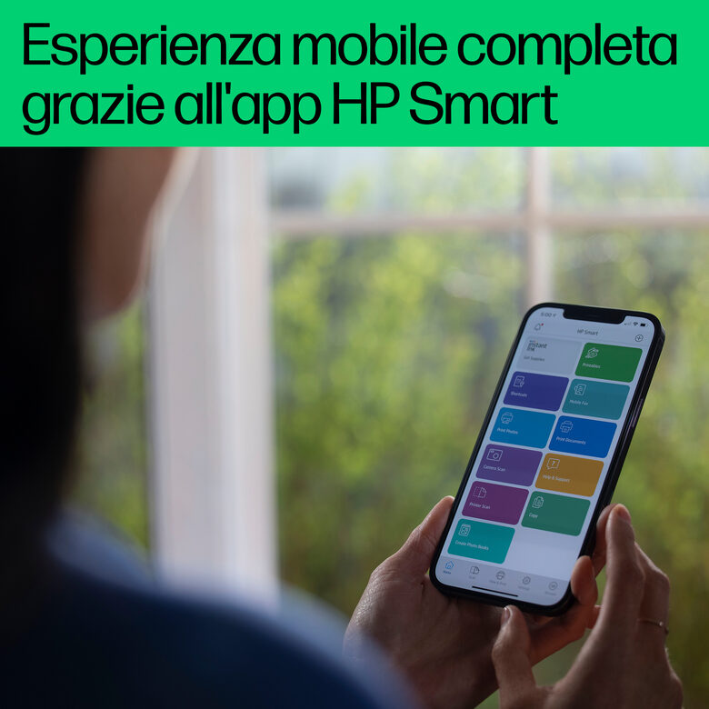 HP DeskJet 2822e Wireless All-in-One Colore Stampante, Fotocopiatrice, scanner