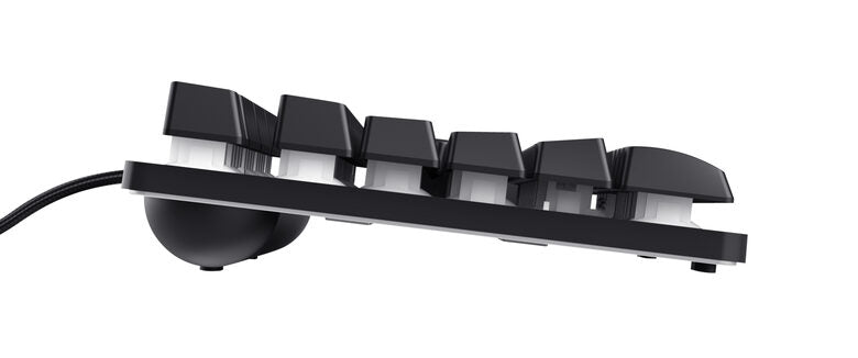 Trust GXT 833 Thado tastiera Gaming USB Olandese Nero, Argento