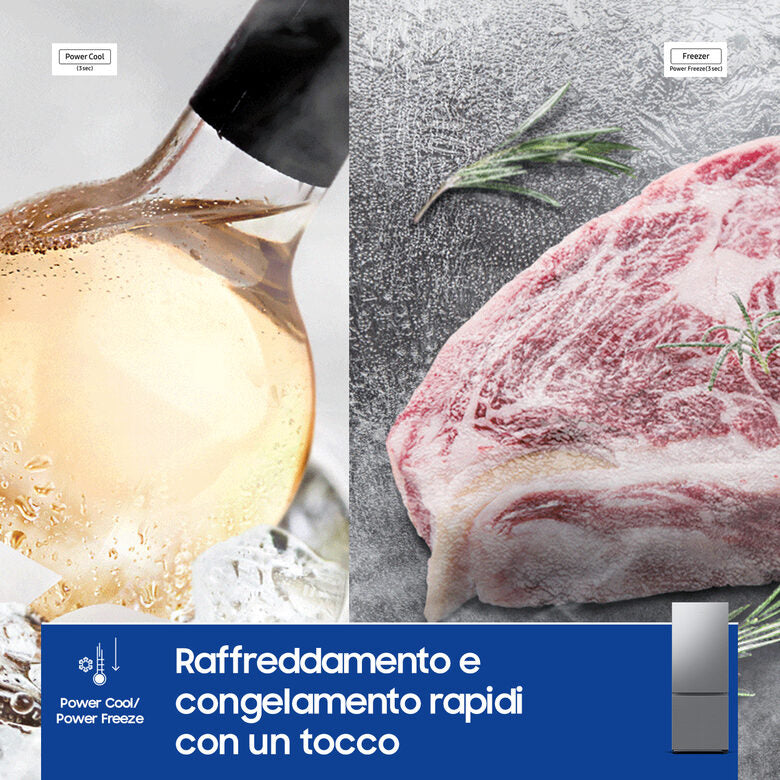 Samsung RB53DG706CS9 frigorifero con congelatore Libera installazione 538 L C Metallico, Stainless steel