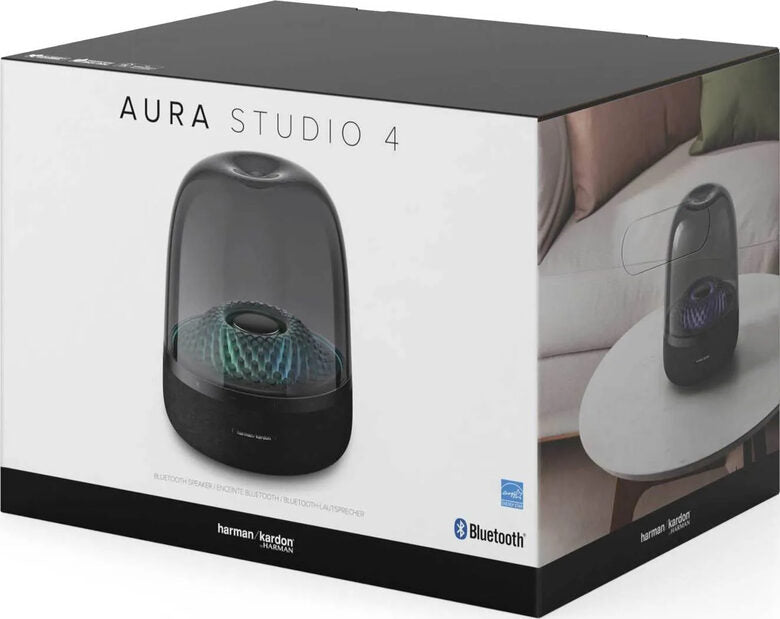 Harman/Kardon Aura Altoparlanti Studio 4 Nero, Trasparente Wireless 100 W