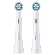 Oral-B Testine di Ricambio iO Series Gentle Care Bianche, Testine Rotonde Originali, per Gengive Sensibili, 2 Testine