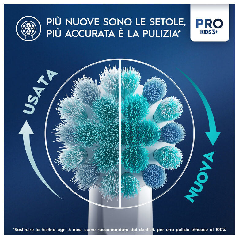 Oral-B Vitality Pro Frozen Bambino Spazzolino rotante-oscillante Nero, Grigio