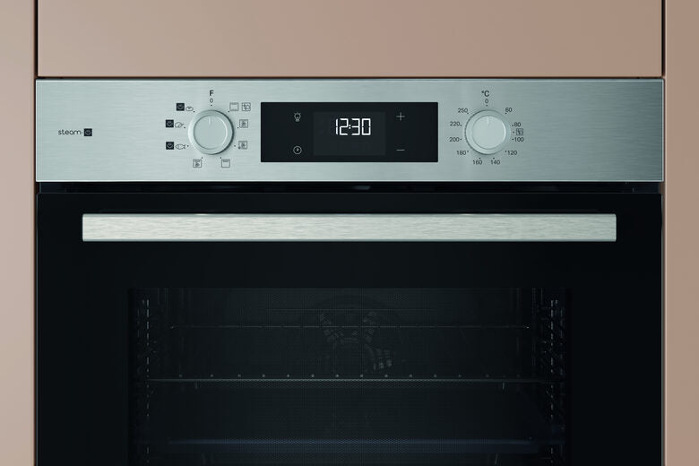 Hotpoint Ariston HAO 255HS X Forno Multifunzione inox con display e manopole esterne, ActiveSteam, Idrolisi CLASSE A