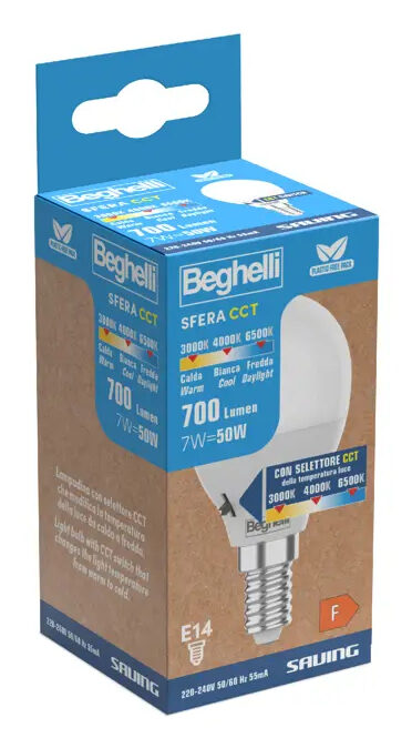 Beghelli 58134 lampada LED 4000 K 7 W E14 F