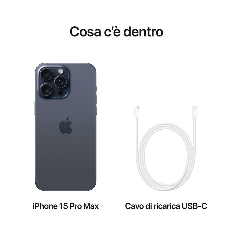 Apple iPhone 15 Pro Max 1TB Titanio Blu