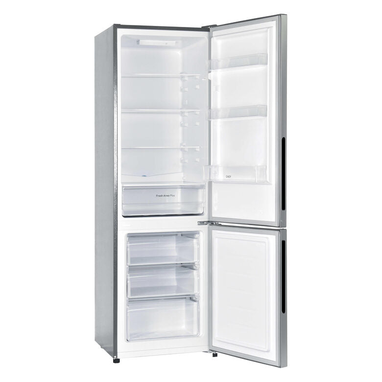 Candy CCG3L517ES City Combi Frigorifero Combinato A Libera Installazione, Low Frost, Inverter, Classe E, Argento