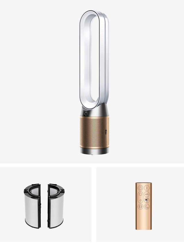Dyson Purifier Cool PC2 De-NOx 61,5 dB 40 W Oro, Bianco