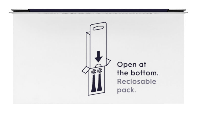 Oral-B Testine di Ricambio iO Series Gentle Care Nere, Testine Rotonde Originali, per Gengive Sensibili, 2 Testine