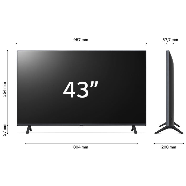 LG 43UR78006LK Televisione Smart TV 43 Pollici Led 4K Serie UR78