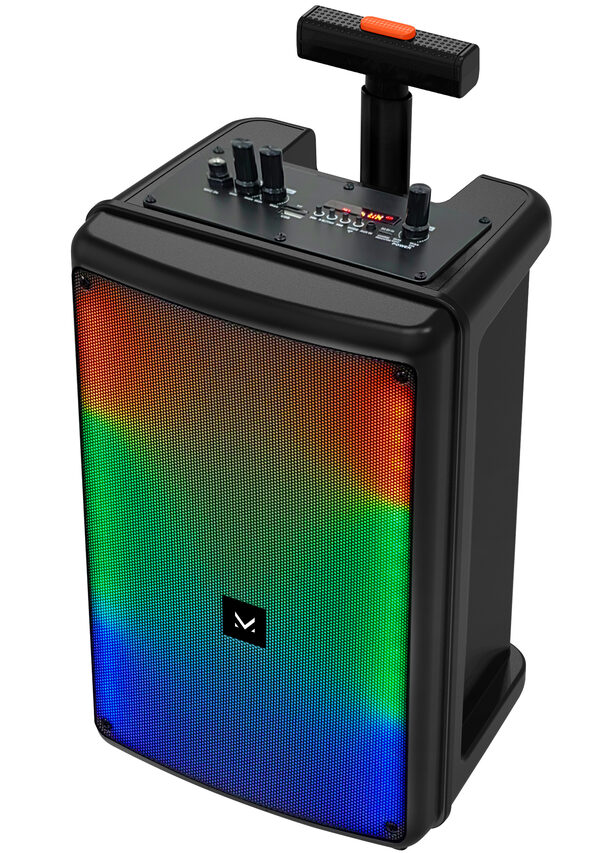 New Majestic Flame T8 Sistema PA trolley 30 W Nero