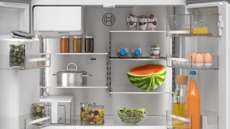 Bosch KFI96APEA Serie 6 Frigorifero Side By Side Da Libera Installazione, No Frost, Tecnologia Multi-Airflow, Classe E, Acciaio Anti-impronta