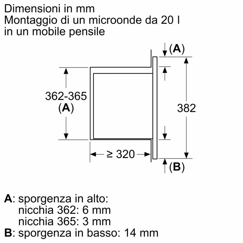Bosch Serie 2 BFL623MB3 Microonde da incasso Nero