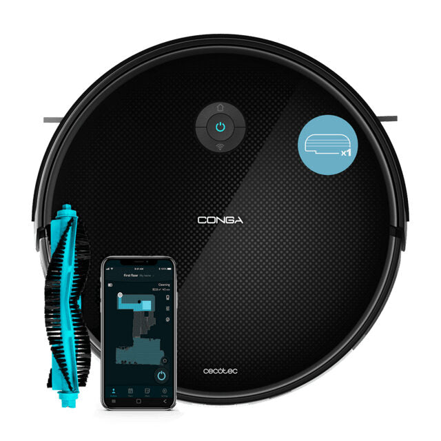 Cecotec Conga 2499 Ultra Genesi Aspirapolvere Robot 3 L Combi Nero
