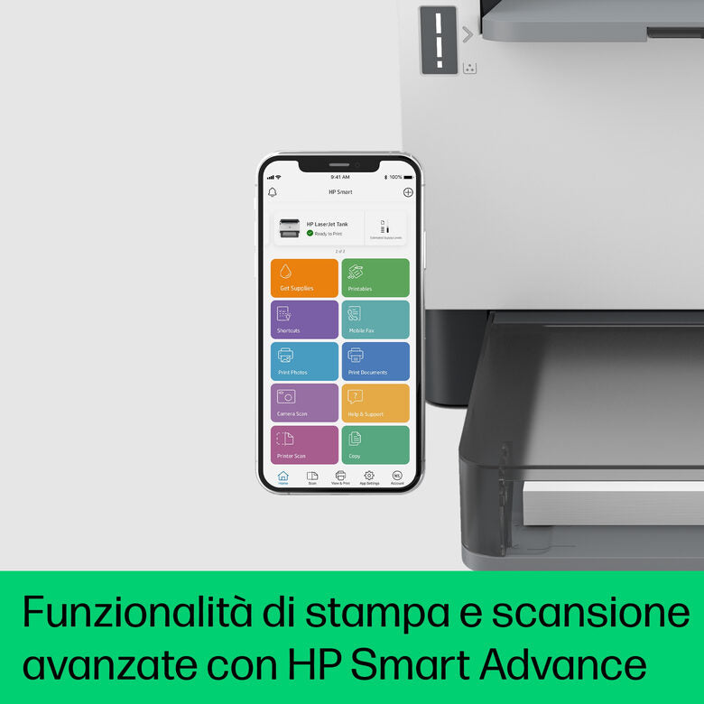 HP LaserJet Stampante Tank 1504w