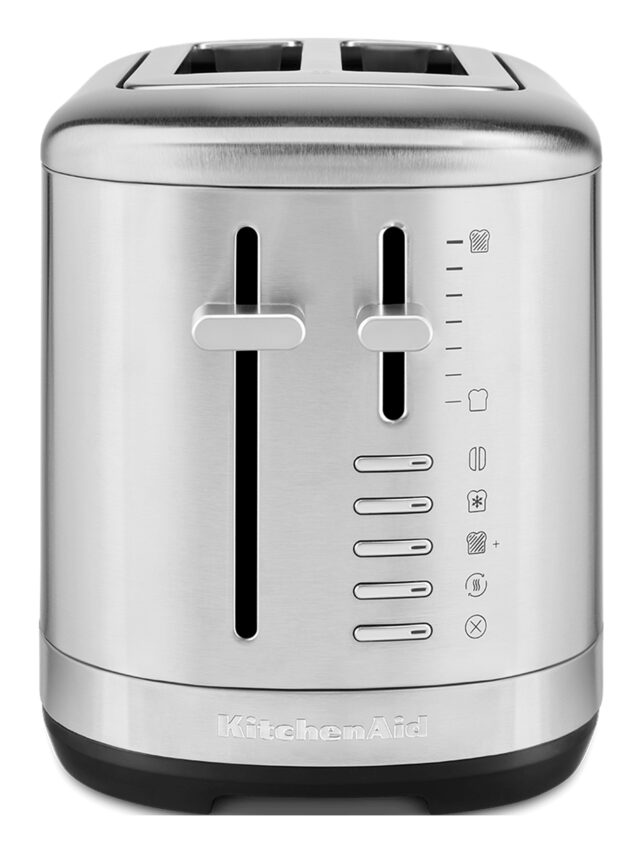 KitchenAid 5KMT2109ESX 7 2 fetta/e 980 W Nero, Acciaio inox