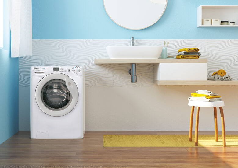 Candy EY294DWM5/1-S Easy Lavatrice Libera Installazione 9 Kg, 1200 Giri, Tecnologia Smart Touch, Classe A, Bianco