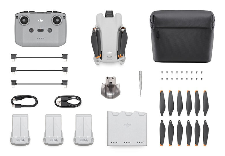 Dji Mini 3 Fly More Combo Quadricottero Foto E Riprese Aeree Grigio Chiaro