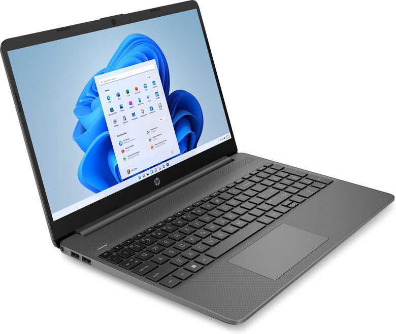 HP 15s-fq0081nl Computer portatile 39,6 cm (15.6") HD Intel® Celeron® N4120 8 GB DDR4-SDRAM 256 GB SSD Wi-Fi 5 (802.11ac) Windows 11 Home in S mode Grigio