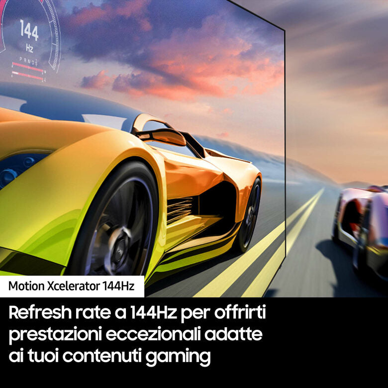 Samsung QN90D TV Neo QLED 4K 98” QE98QN90DATXZT Smart TV Wi-Fi Titan Gray Processore NQ4 AI GEN2, Tecnologia Quantum Matrix, Neo Slim Design, Dolby Atmos