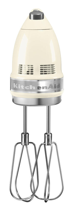 KitchenAid 5KHM9212EAC Sbattitore manuale 85 W Crema, Argento