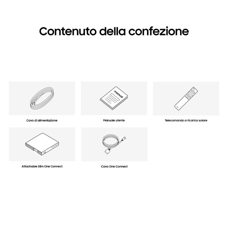 Samsung QE75QN800CDTXZT Televisione Smart TV 75 Pollici Qled 8K Neo Graphite Black NQ8 AI GEN2 Processor 8K AI Upscaling Infinity One Design Dolby Atmos