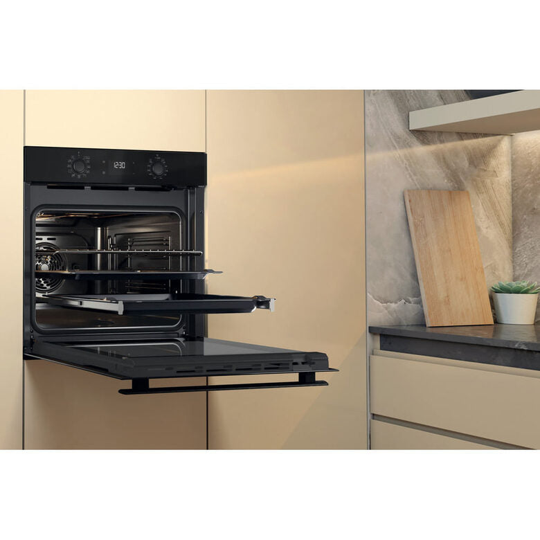 Whirlpool OMR58HU1B Forno Multifunzione Inox 12 Funzioni Cook3 classe A+ 71Lt