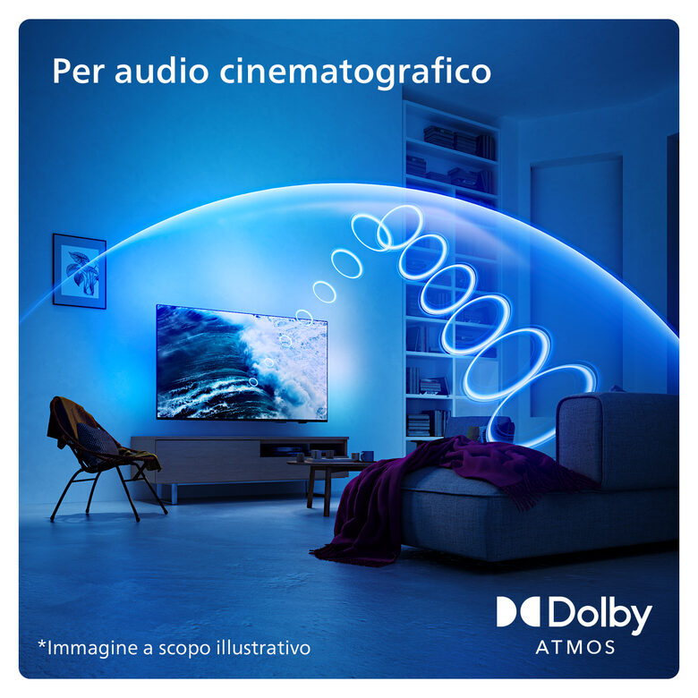 Philips 65PUS8009 Televisione Smart TV 65 Pollici Led 4K Ultra Hd Wi-fi Nero