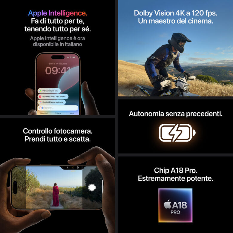 Apple iPhone 16 Pro 1TB Titanio Naturale