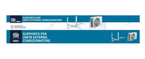 Coppia Staffe Per Unita Esterne Condizionatori