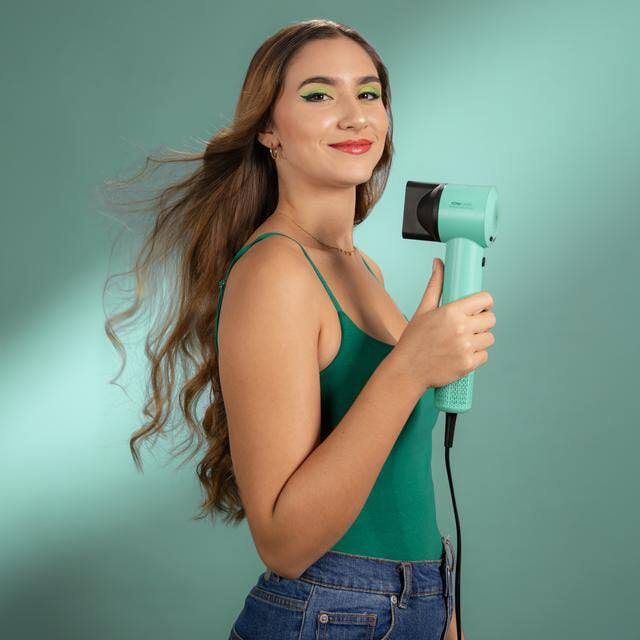 Cecotec IoniCare RockStar Style Asciugacapelli 1500 W Nero, Verde